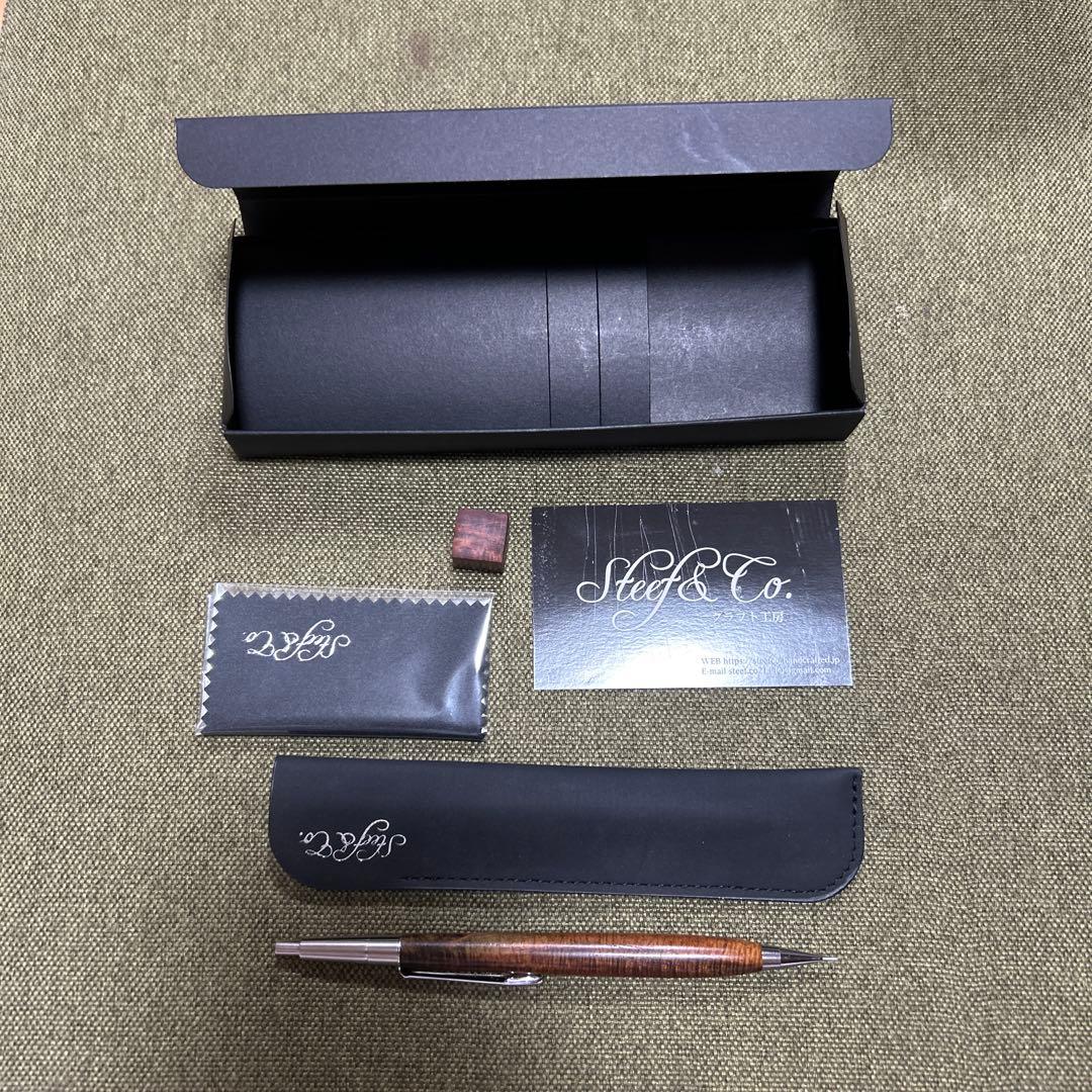 Steef＆Co　特上シアメースローズウッド　PG5カスタム　シャープペン極美品
