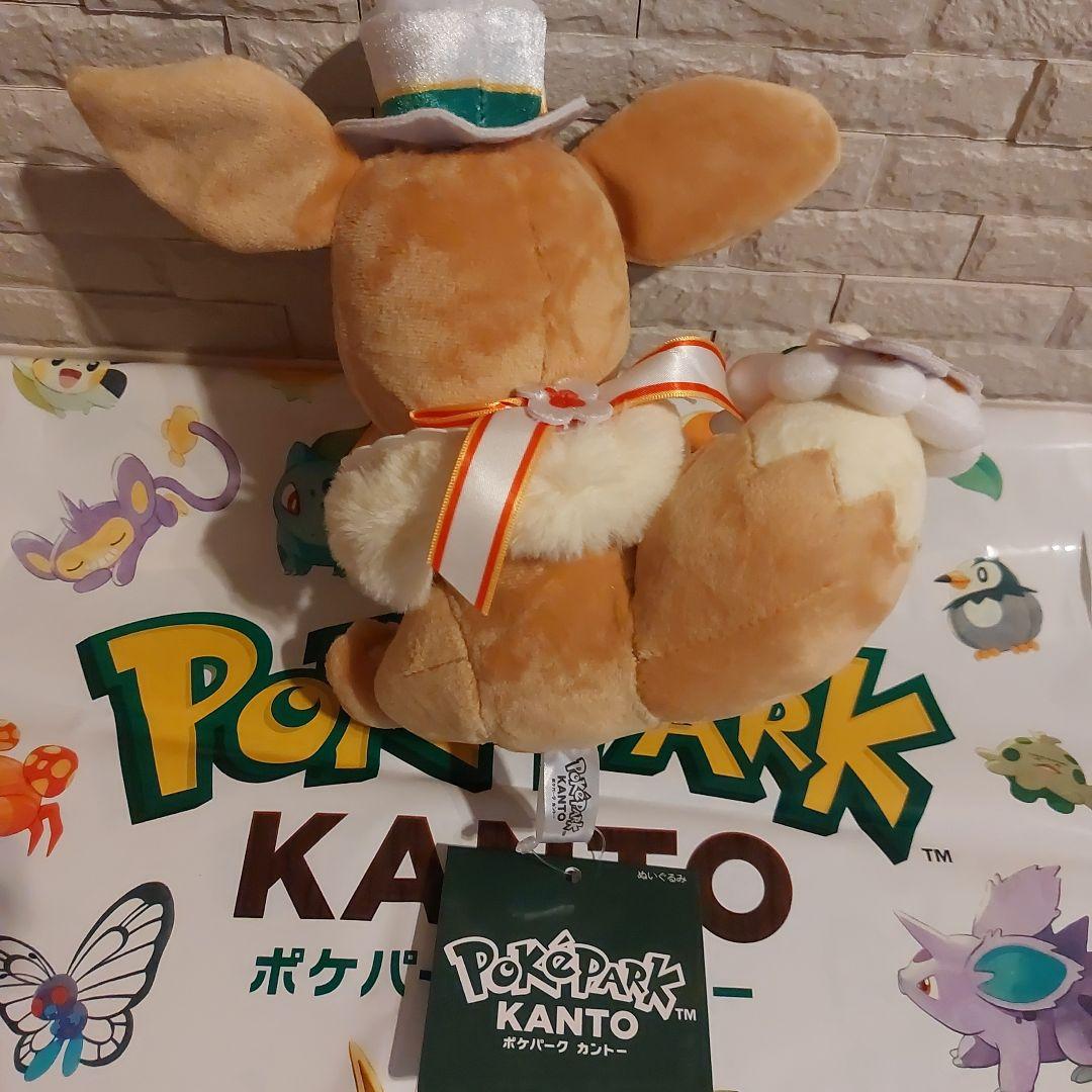 【新品・袋付】ポケパークカントー　イーブイ+ ピカチュウ⭐ぬいぐるみ2体セット