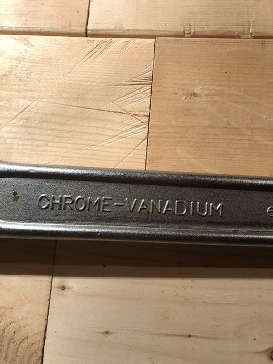 ASHHI ASH TOOLS片口メガネ75mm CHRONE-IANADIUM