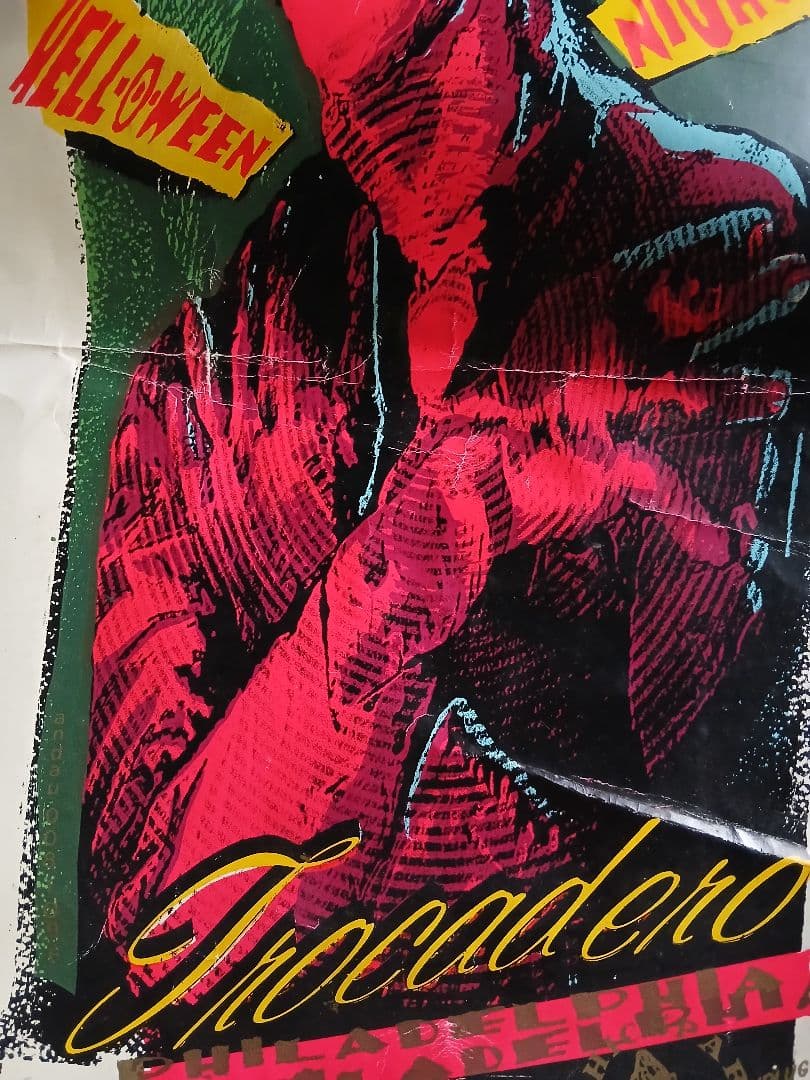 状態悪いですTAZ Misfits 1996 限定ポスター サイン入り