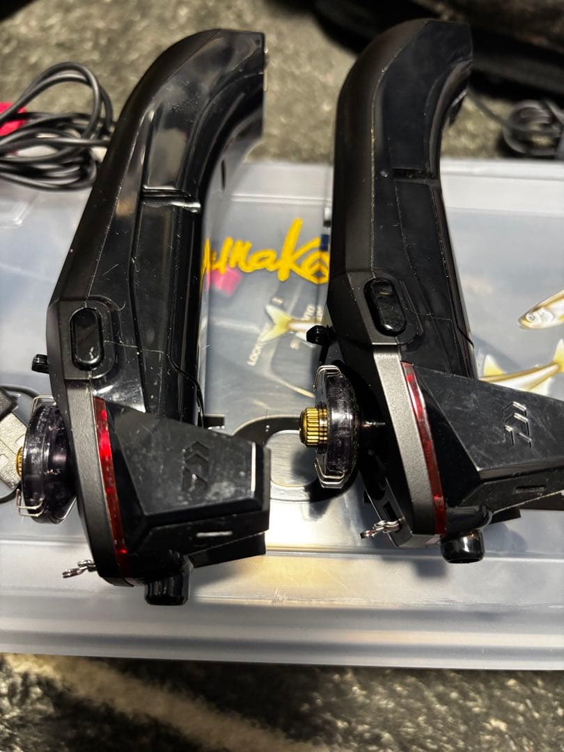 Daiwa Crystia CRS 2台セット外部電源ケーブル付き