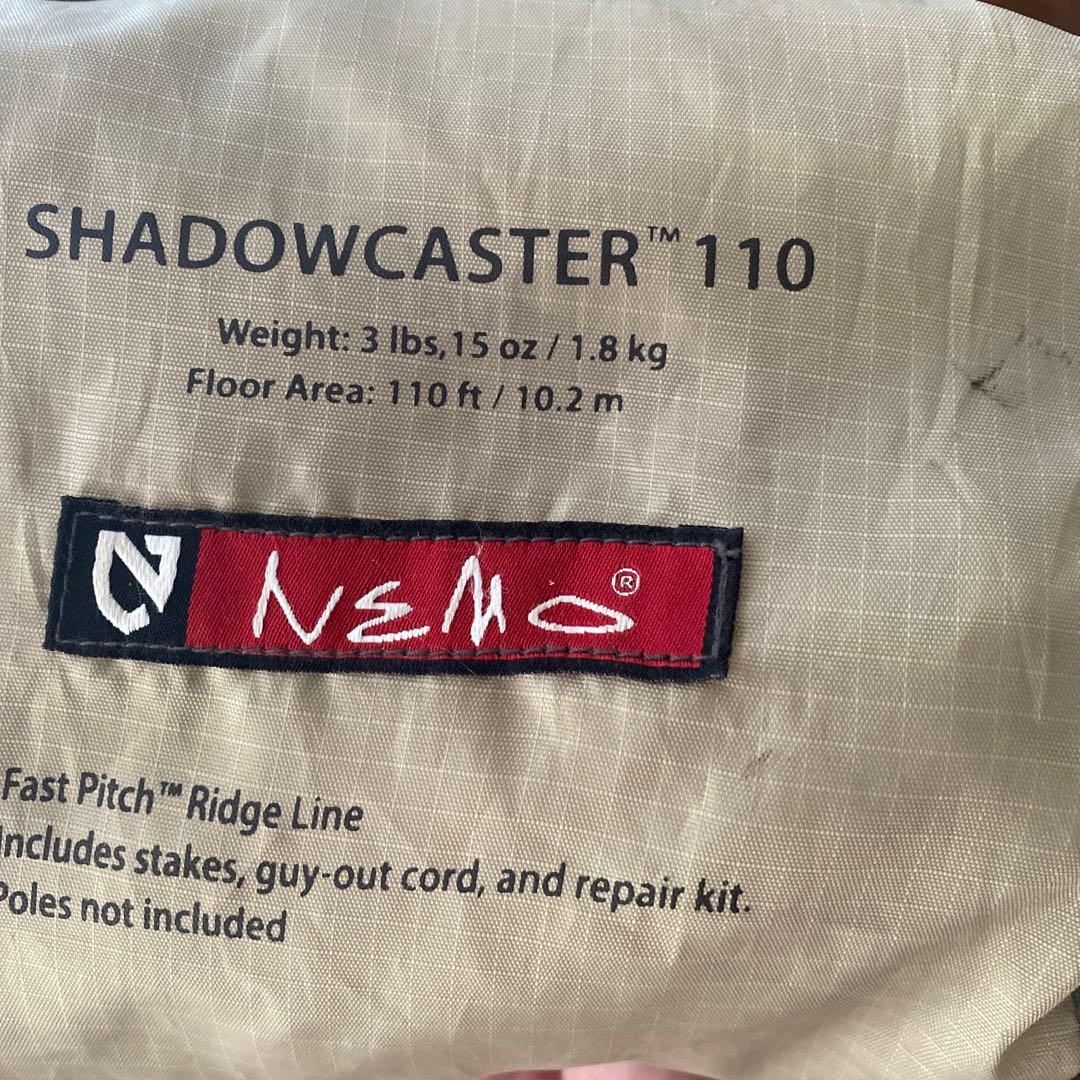 ニーモ NEMO シャドウキャスター110 タープ 美品