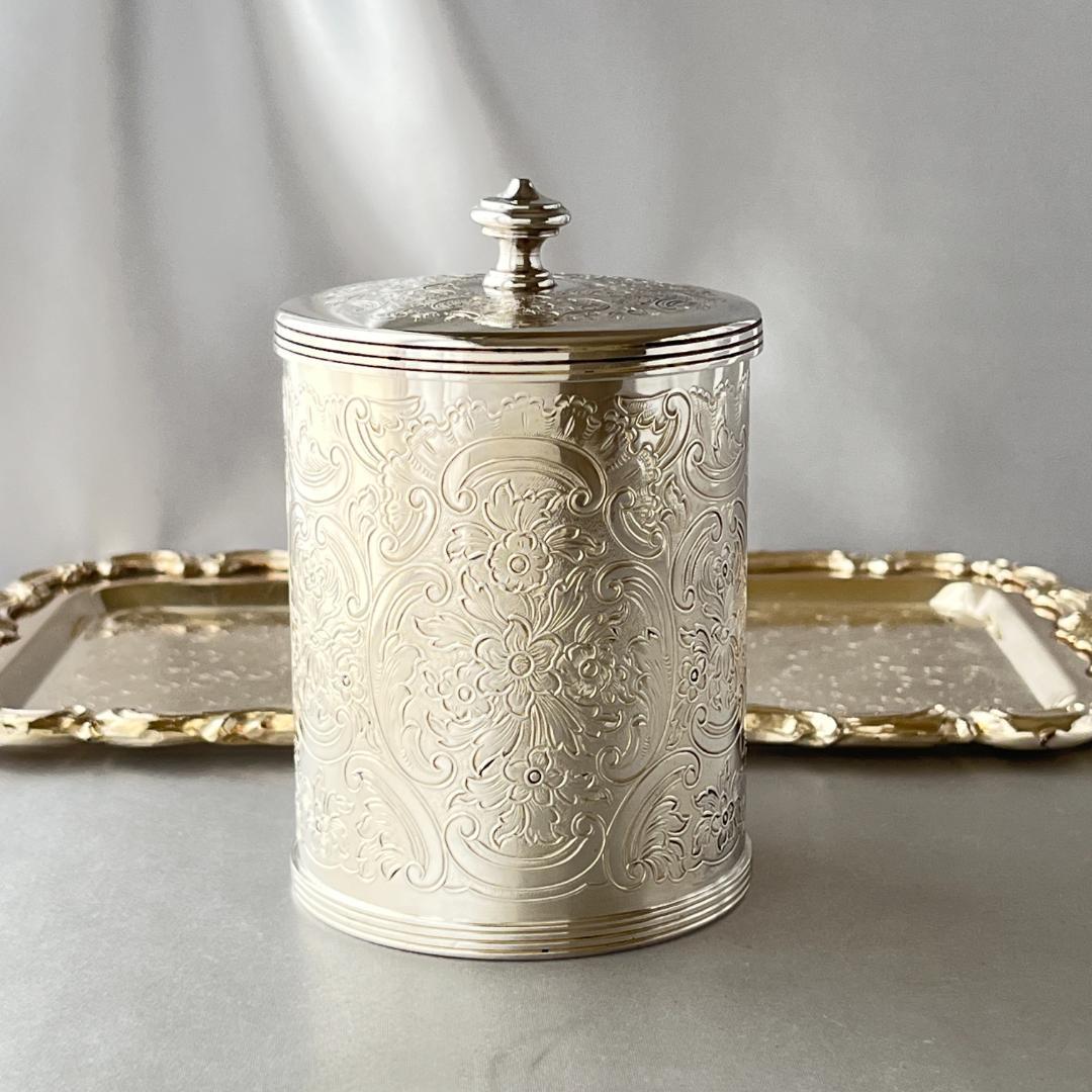 【Barker Ellis】素晴らしいチェイシングのティーキャディー