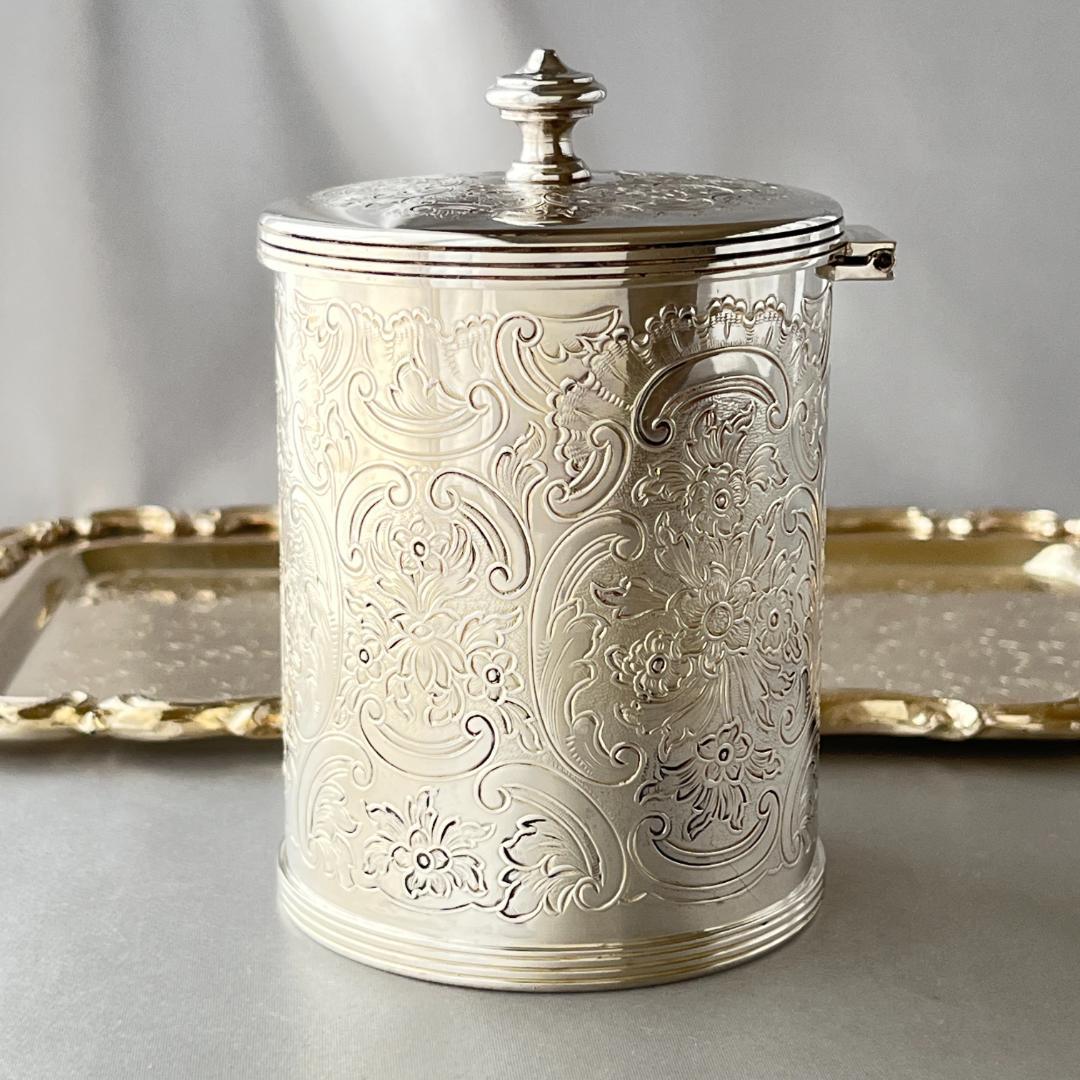 【Barker Ellis】素晴らしいチェイシングのティーキャディー