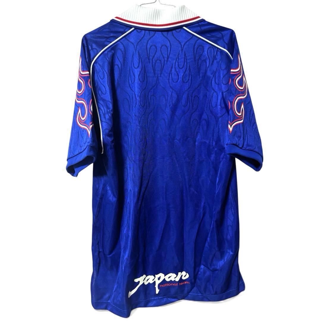 【タグ付き】98年 フランスW杯 日本代表 レプリカシャツ 半袖 asics