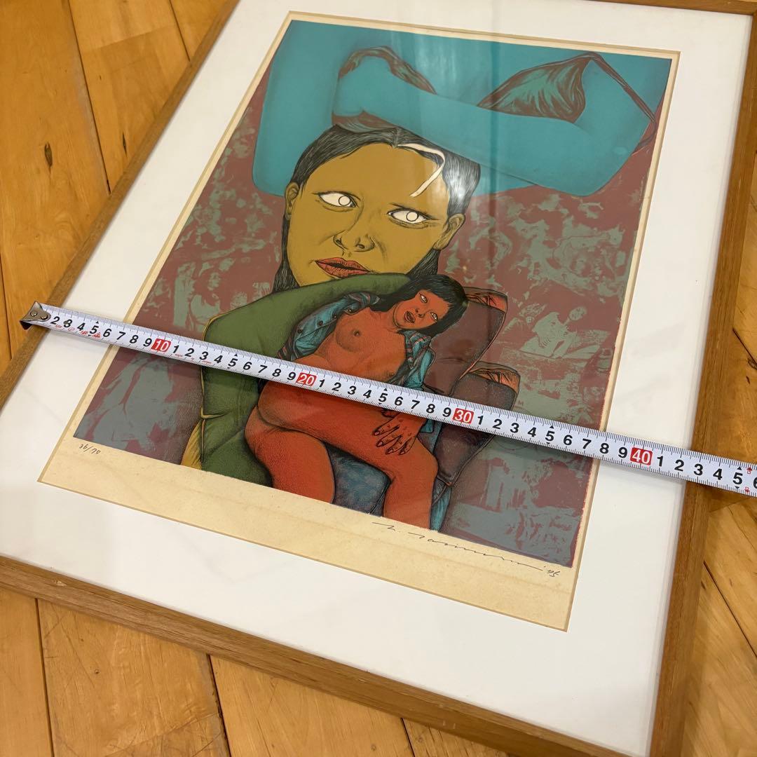 ☆希少☆田村文雄　リトグラフ　版画　　現代アート　untitled 無題