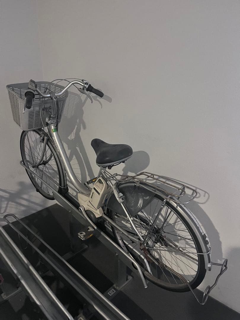 ダンロップ 電動アシスト自転車 シルバー　手渡し