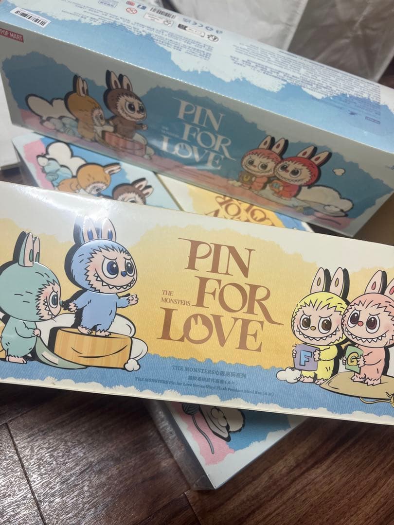 【正規品】ラブブ PIN FOR LOVE アソート 2箱セット イニシャル