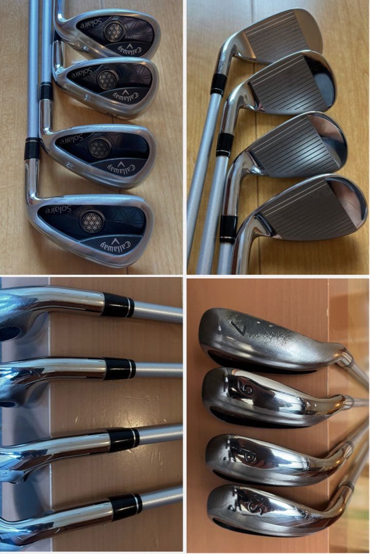 キャロウェイ ソレイユ ブラックレディース ゴルフクラブセット極美品 付属品多数