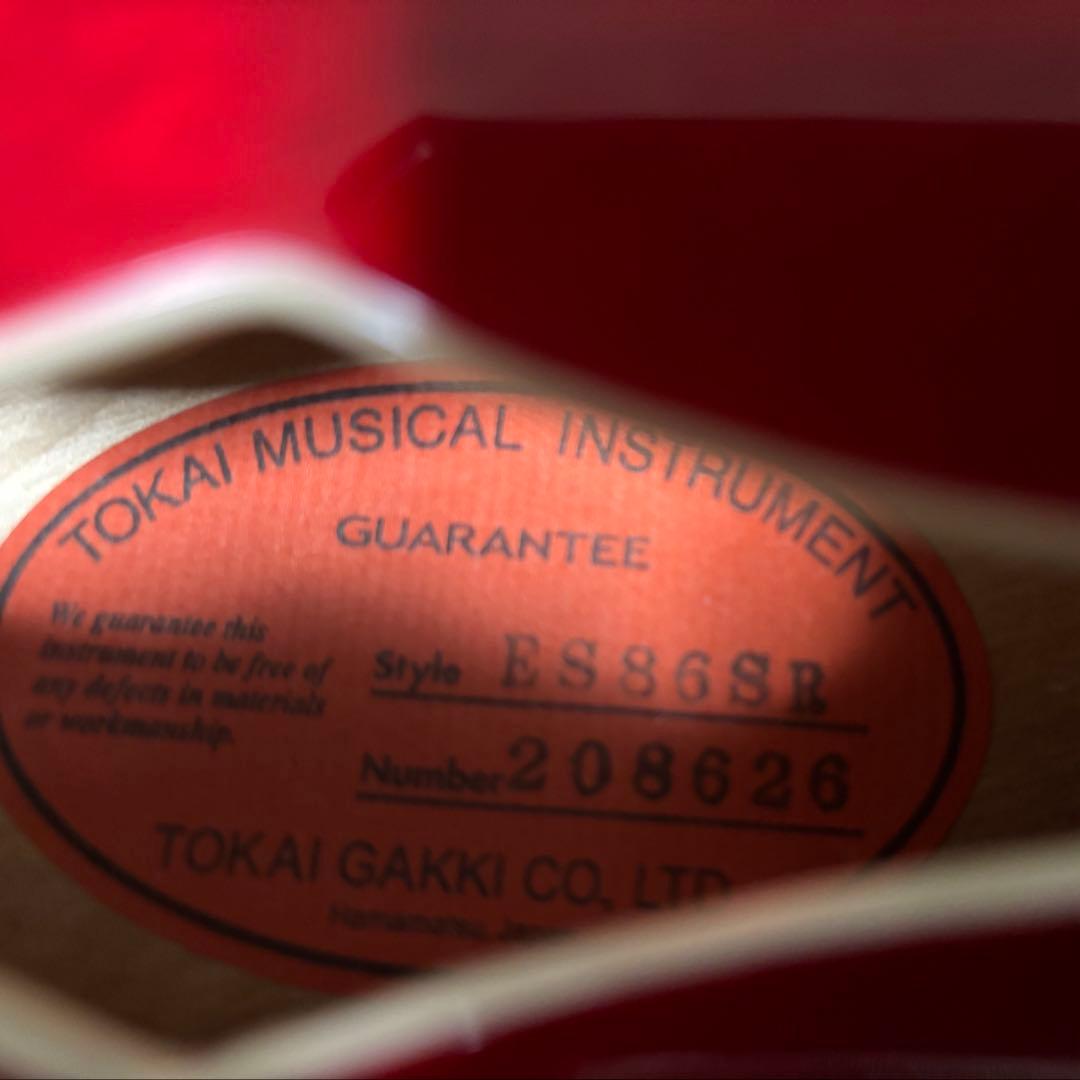 TOKAI ES86SR セミアコースティックギター