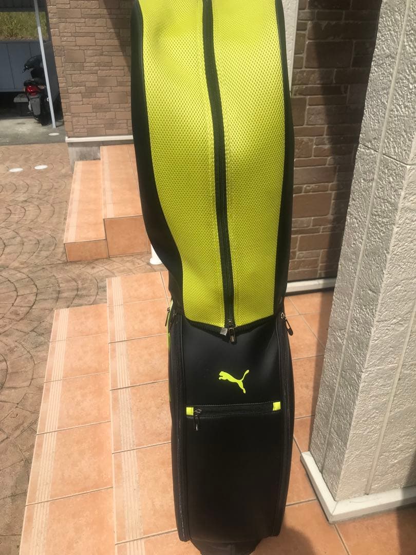 PUMA ゴルフバッグ 黒/黄緑