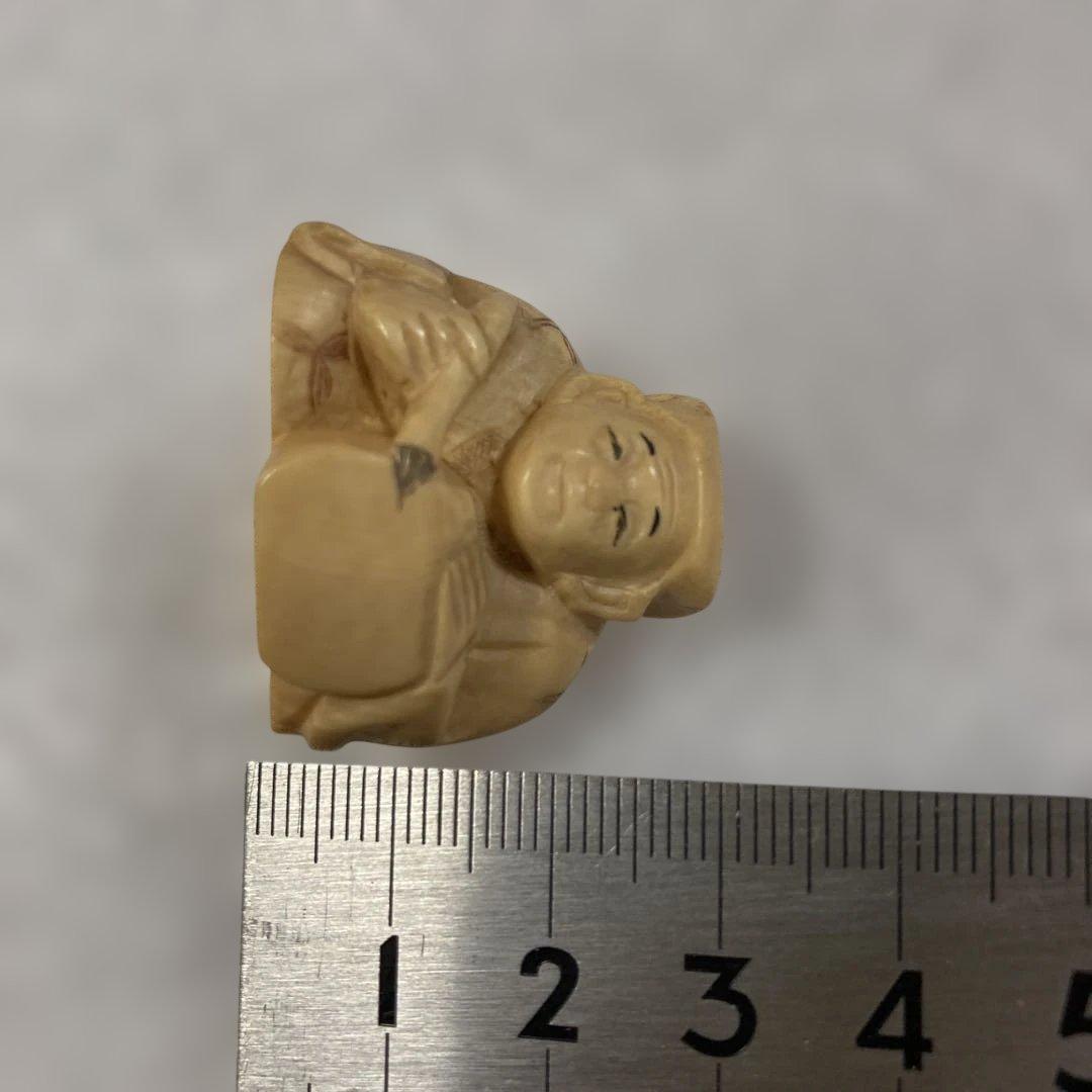 極上　天然素材　根付　提げ物　置物