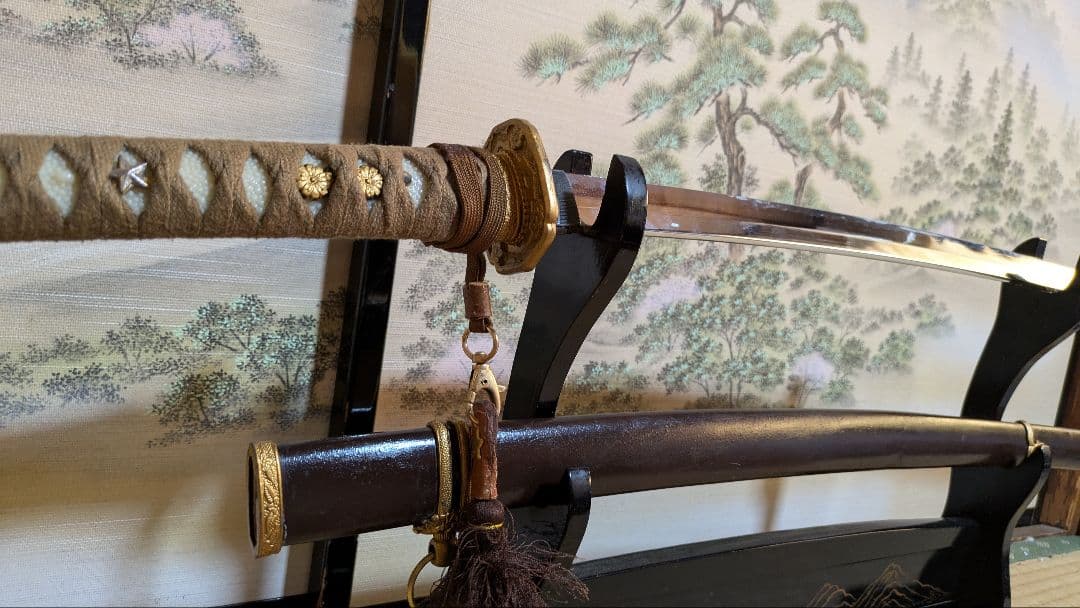 【値下げ】金属製 模造刀 軍刀 指揮刀