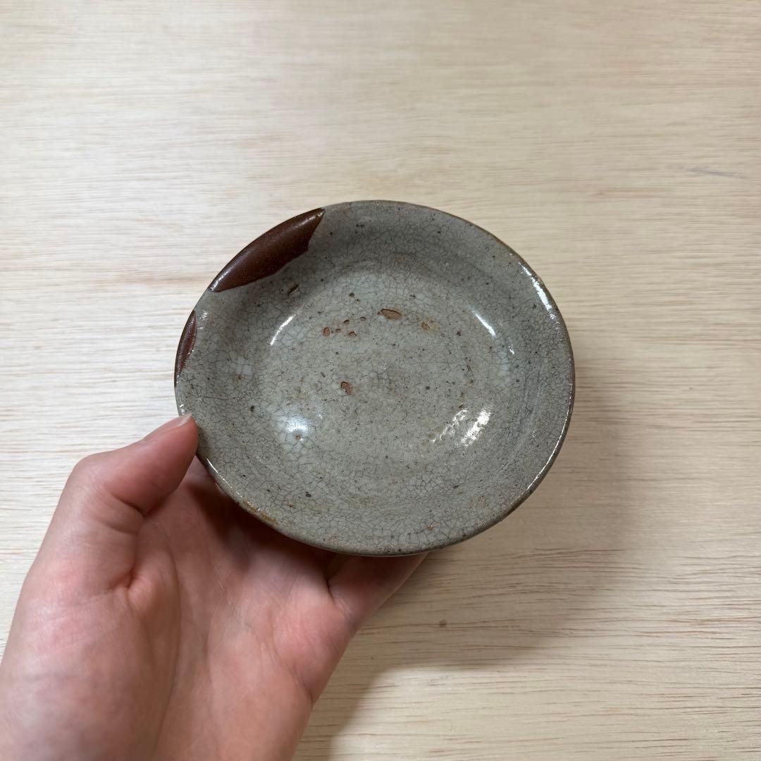 古唐津 無地唐津 小皿 桃山時代 江戸時代 伝世品 古美術 骨董 初期伊万里