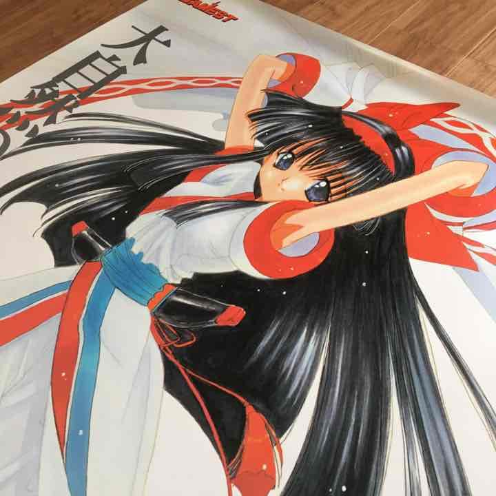 【サムライスピリッツ天草降臨 GAMESTOP ナコルル 等身大 ポスター 】