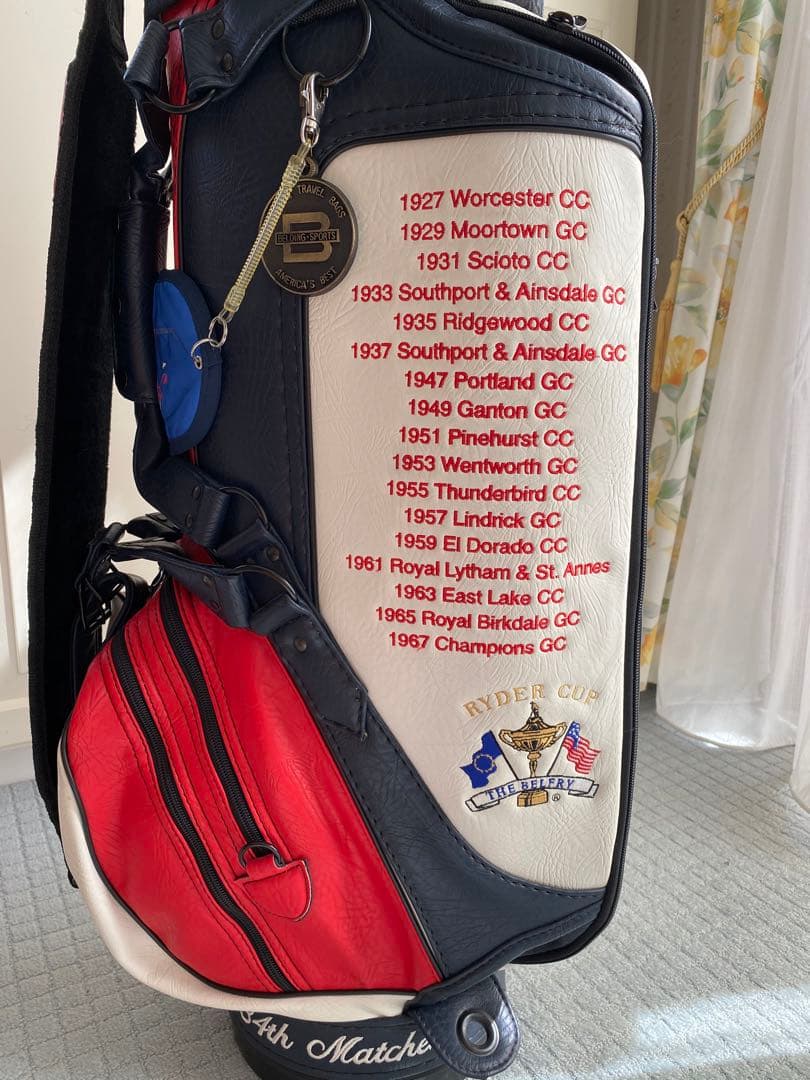 極希少 ベルディング キャディバッグ 幻の2001ライダーカップ BELDING