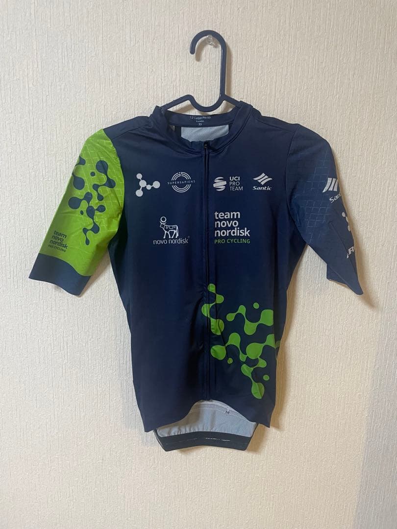【選手支給品】 ノボノルディスク 半袖ロードジャージ サイズXS ハミッシュ選手