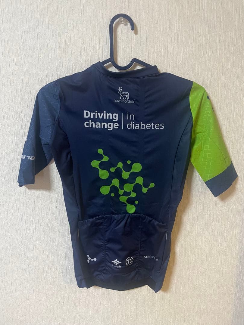 【選手支給品】 ノボノルディスク 半袖ロードジャージ サイズXS ハミッシュ選手