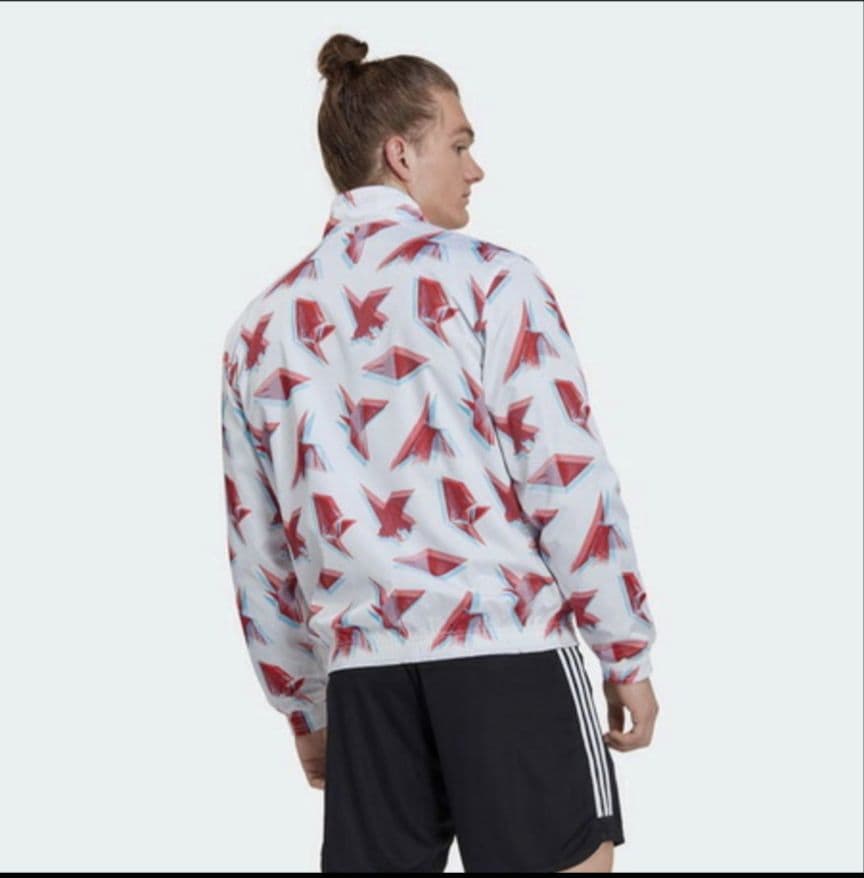 【極美品】日本代表 リバーシブル 2022アンセムジャケット “折鶴モデル” M