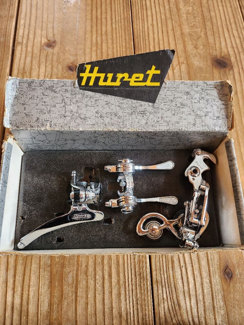 70s ユーレー ルックス Huret Luxe ディレイラーセット 別箱 美品