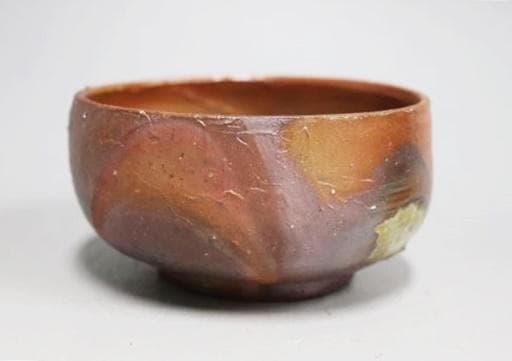 人間国宝　金重陶陽 　抹茶碗 M344