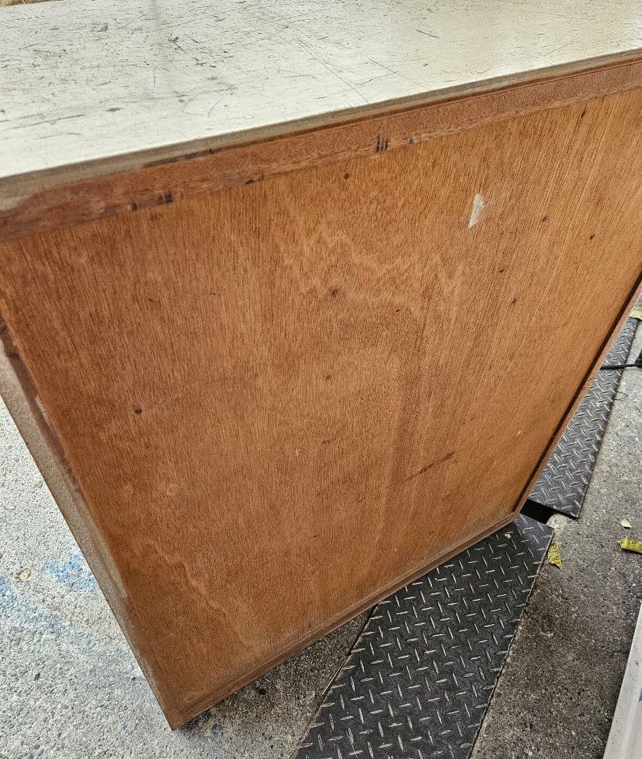 USヴィンテージ 古い木の小引出し 24杯 ファイルキャビネット 収納 古家具