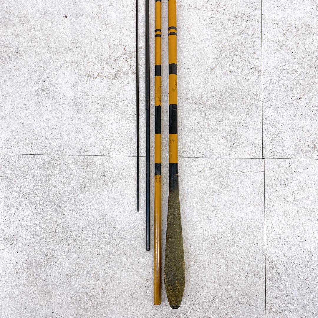 【硬 江戸川 8尺】和竿 ヘラブナ竿 約2.4m 短竿 竹竿 手作り