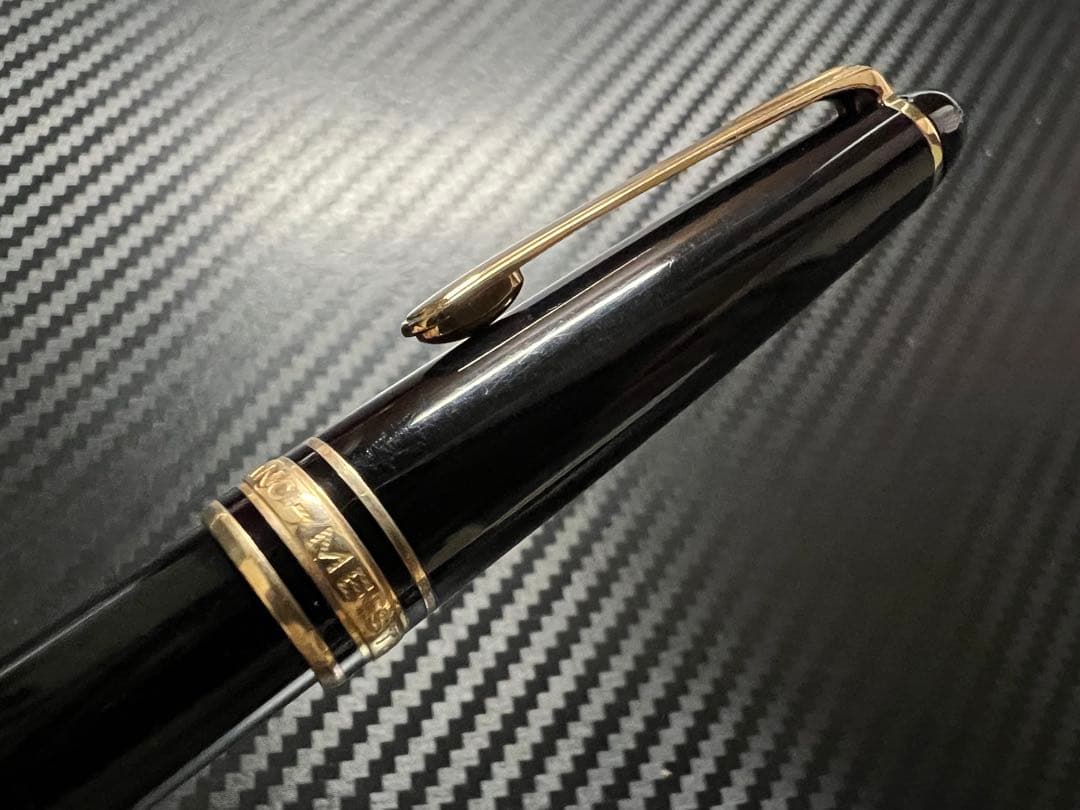 モンブラン マイスターシュテュック 144 万年筆 EF 極細字 ブラック 全金