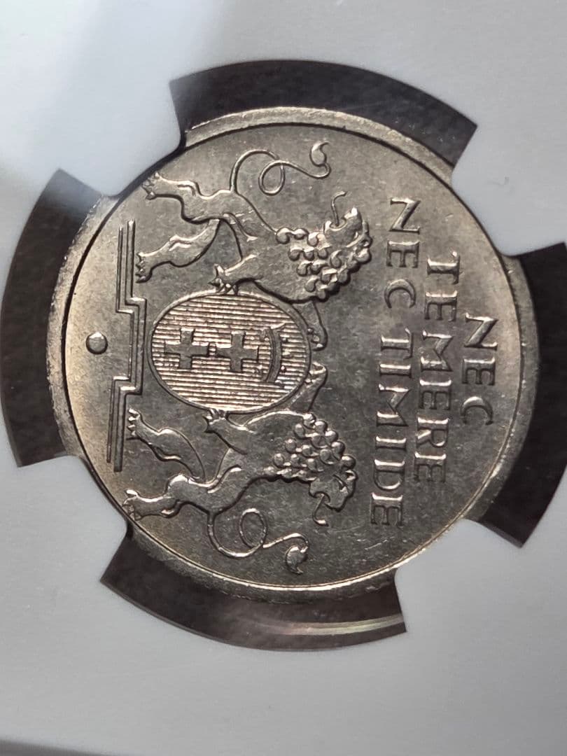(稀少)ダンツィヒ自由市　5グルデン　ニッケル貨　1935