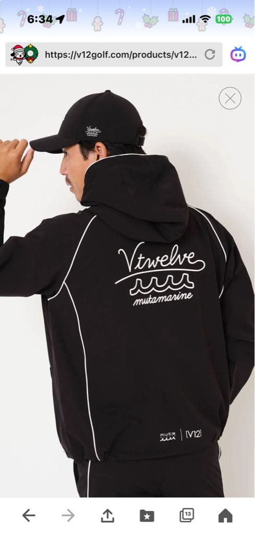 V12 muta 10周年記念 限定コラボ　ジャケット