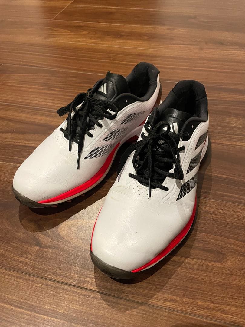adizero ゴルフシューズ ホワイト/レッド