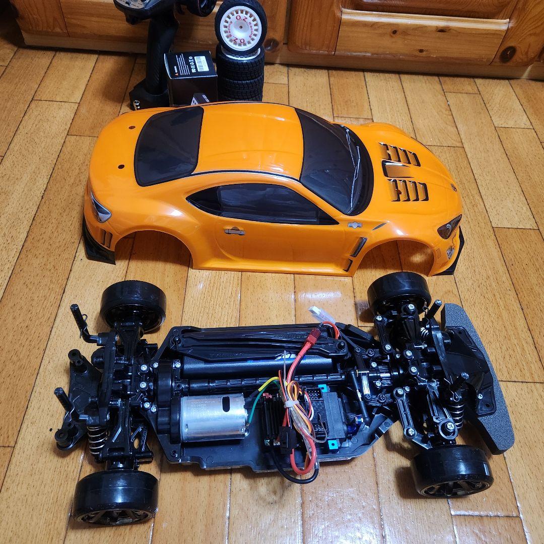 タミヤ ドリフト ラジコン フルセット　TT02　オレンジ　86　④　　tt01