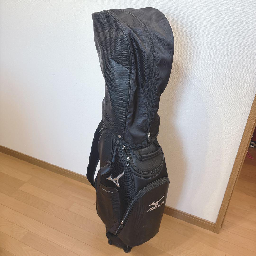 K445 MIZUNO ブラック キャディバッグ