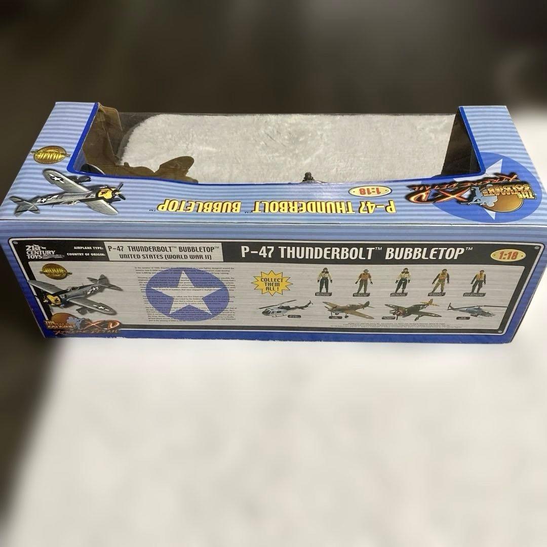 航空機・ヘリコプター P-47 THUNDERBOLT BUBBLETOP 1/18