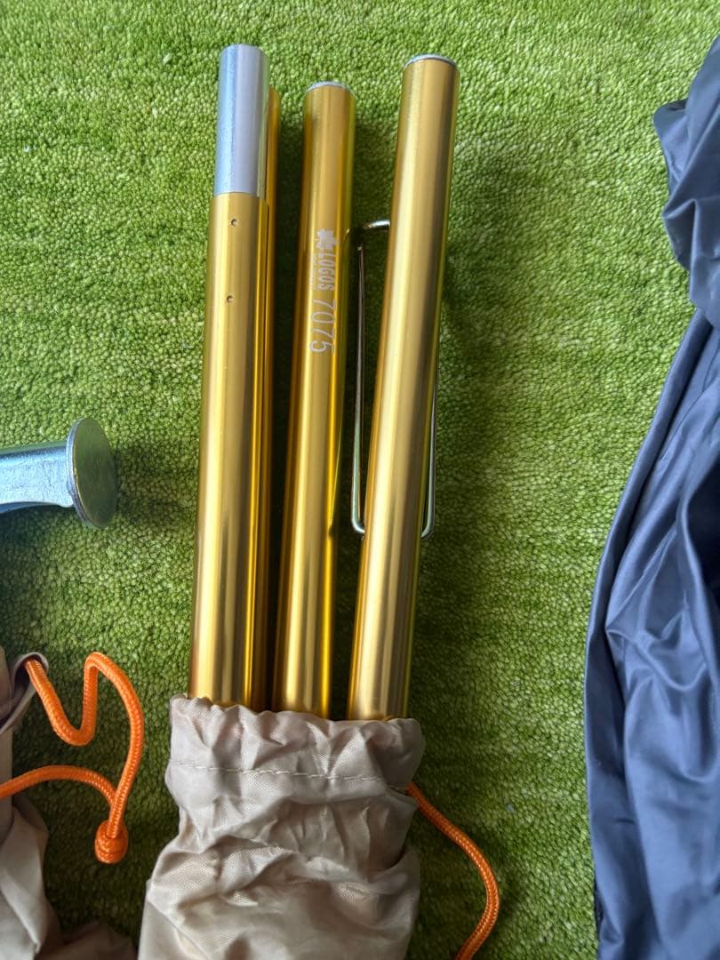 テント LOGOS ナバホ Tepee 300 グランドシートペグ、ハンマー