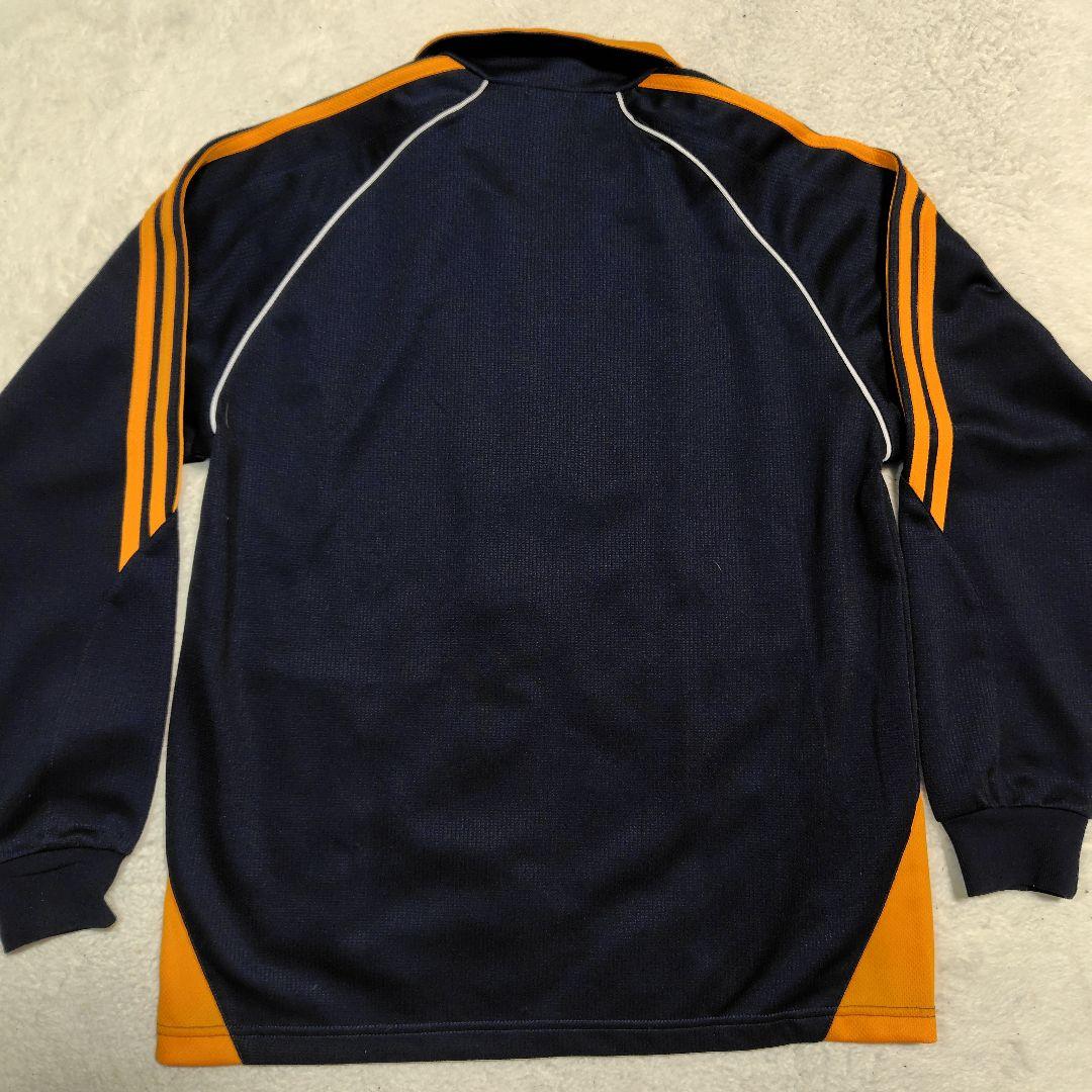 【美品】アディダス adidas ジャージ 上下 ネイビー/オレンジ M