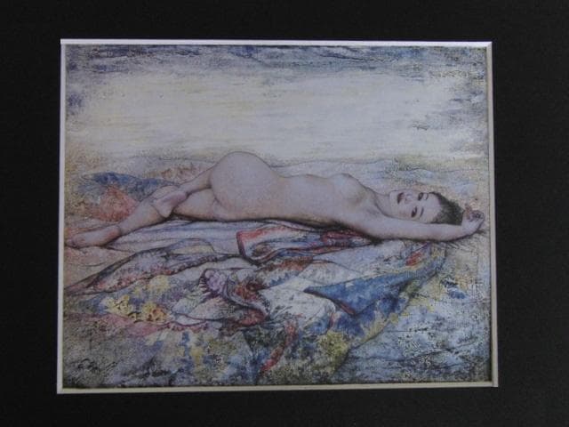 高田明義、【春陽】、希少な額装用画集より、新品額装付、状態良好