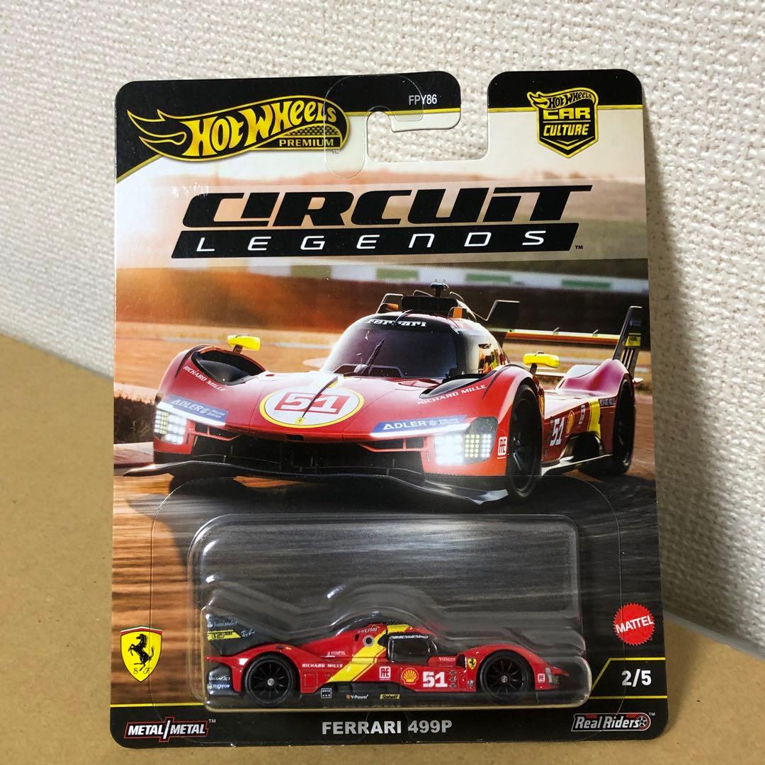 5台セット　ホットウィール　サーキットレジェンズ　FERRARI 499P
