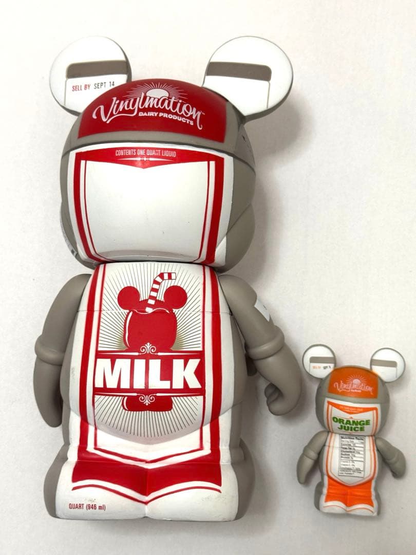 ディズニーバイナルメーション 9インチ3インチ　ジュース