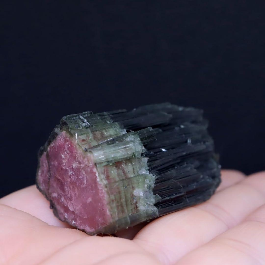 ウォーターメロントルマリン カリフォルニア産 58g T660 鉱物　天然石原石