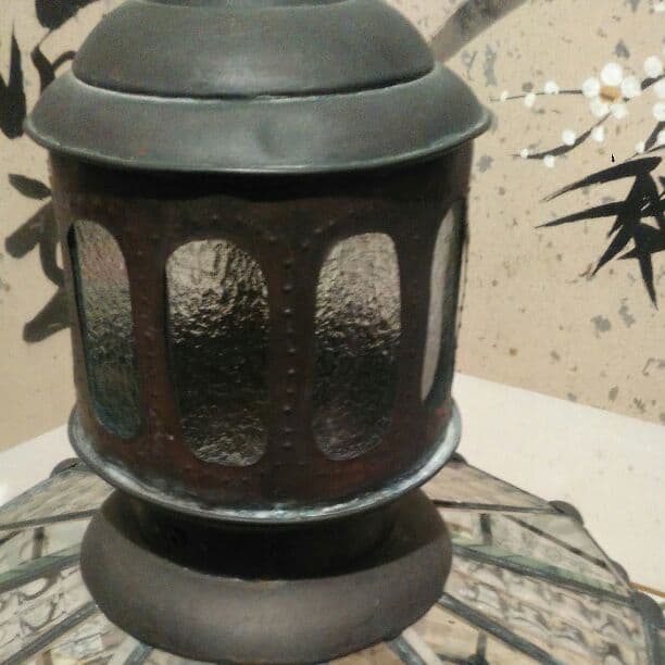 銅製吊り下げランプ