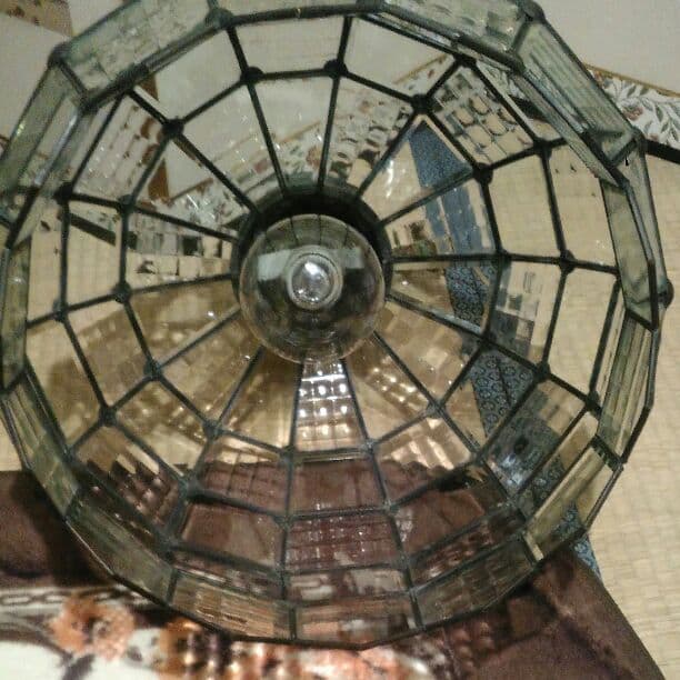 銅製吊り下げランプ