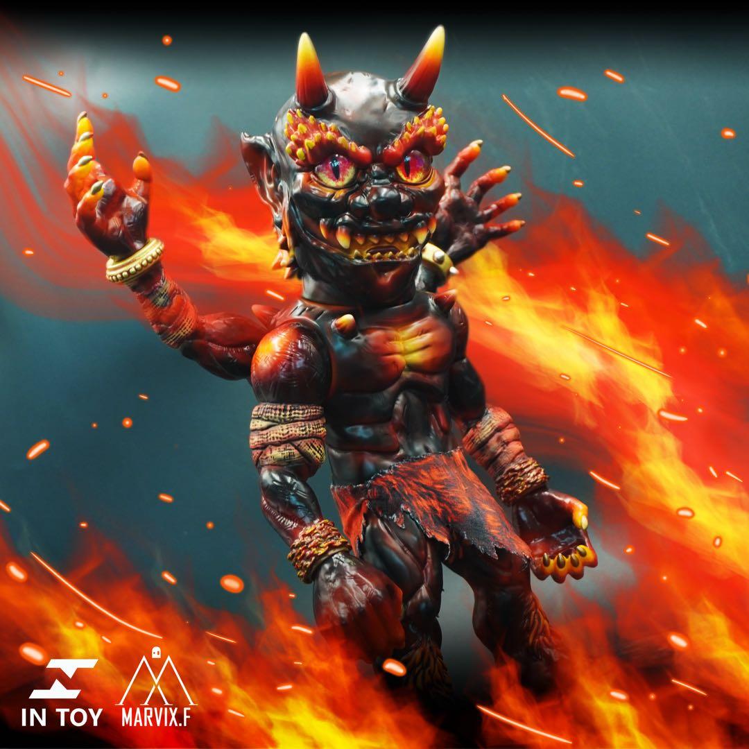 鬼入道　三期色　煉獄エディション　デビル　怪獣　可動　ソフビ　フィギュア　限定