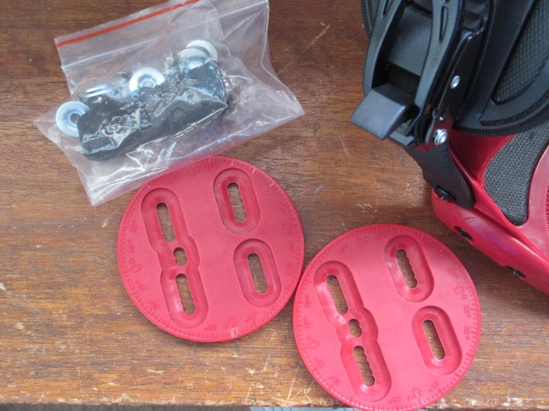 Fezスノーボードハードバインディングblack×REDM/L25cm～28cm