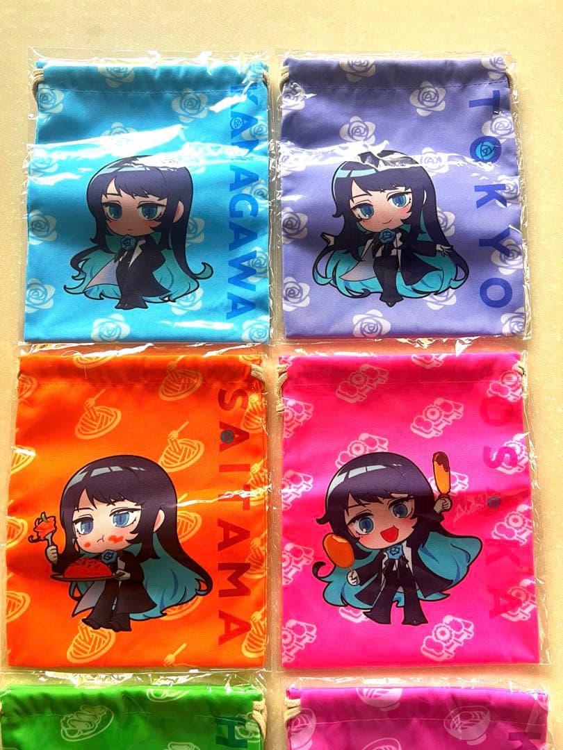 【新品】Ado マーズ ご当地 限定 巾着　東京 大阪 広島 香川 神奈川 埼玉