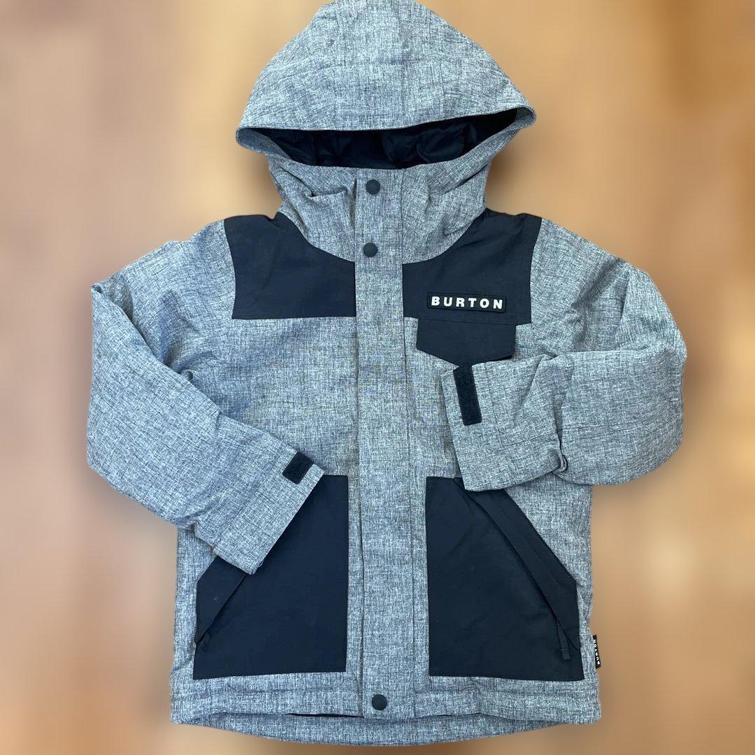 BURTON スノーボードウェア セット XS (110cm)グレー・ブラック