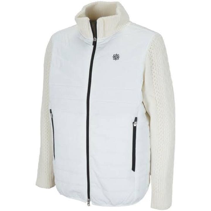 セントアンドリュース・中綿キルト袖ニットブルゾン