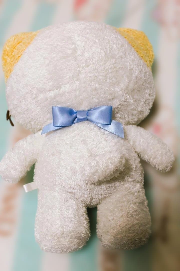 【超貴重】【美品】マシュマロみたいなふわふわにゃんこ ぬいぐるみ 平成レトロ