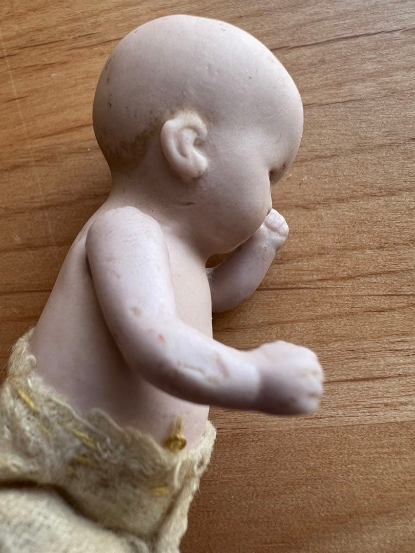 【アンティーク】ドイツ製ベビードールと椅子セット