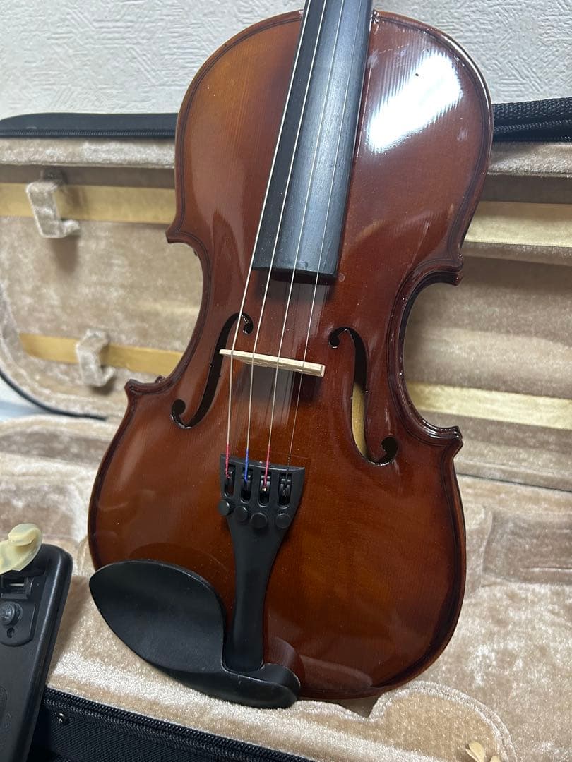 バイオリン一式　フルセット　ブラウン ハードケースなど付き